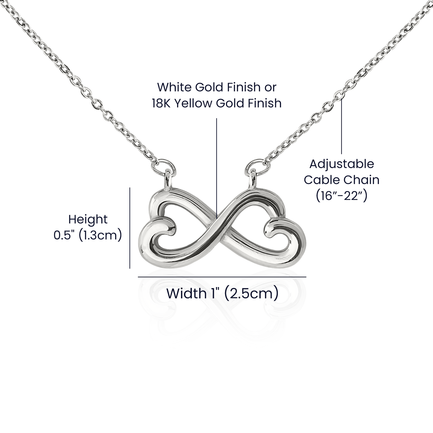 Infinity Hearts Necklace